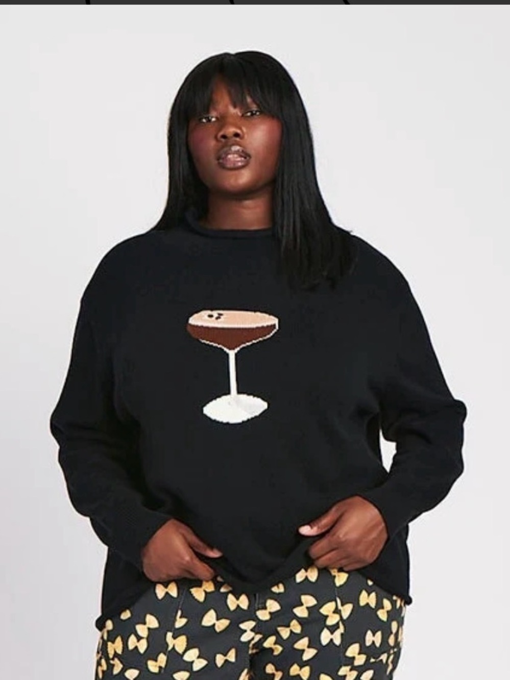Rachel Antonoff Espresso Martini Sweater XL
